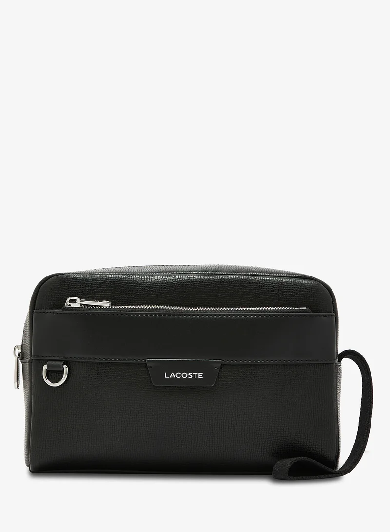 لاكوست حقيبة أدوات الزينة بشعار